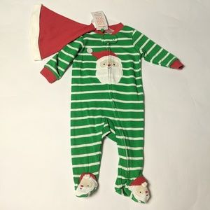 Carter's Boys Unisex Christmas Green Outfit Hat
